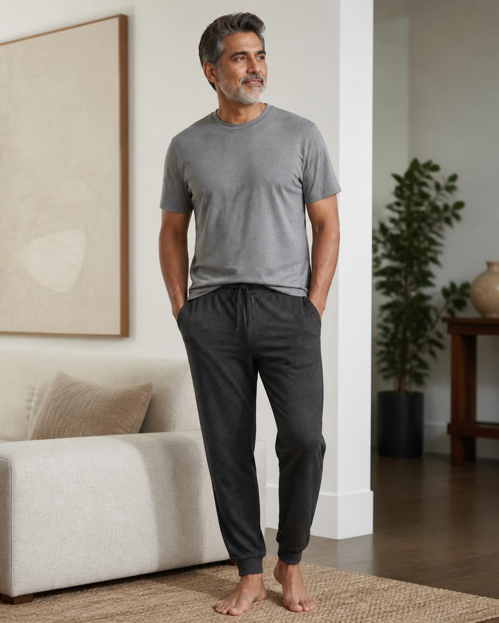 Lounge Joggers in Charcoal